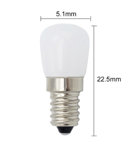 Cata 2W Beyaz Işık Led Buzdolabı Ampulü E14 Duylu ct-4261b