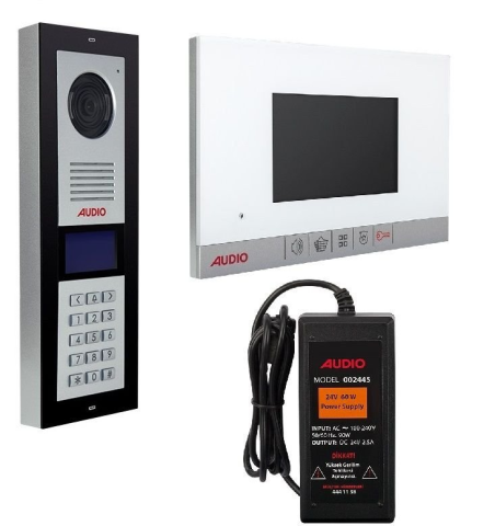 Audio Görüntülü Diafon 2 Daire 4,3'' Lcd 001180 Paket Fiyatı