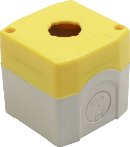 Bemis Tekli Buton Kutusu Sarı IP44 BT3-1011-0002