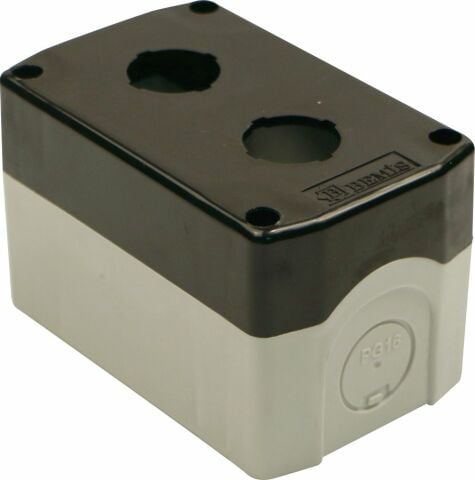 Bemis İkili Buton Kutusu Siyah IP44 BT3-2000-0002
