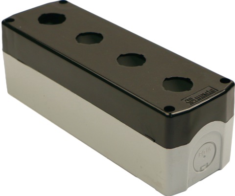 Bemis Dörtlü Buton Kutusu Siyah IP44 BT3-4000-0002