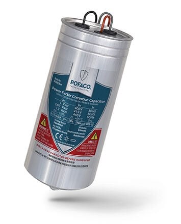Pofaco 1 Kvar Trifaze 400V Silindir Tip Kandansatör P400010
