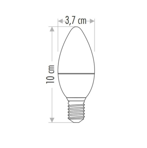 Cata 5W Beyaz Işık Led Ampul Buji E14 Duylu ct-4076