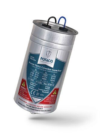 Pofaco 2.5 Kvar Monofaze 230V Silindir Tip Kandansatör P230250