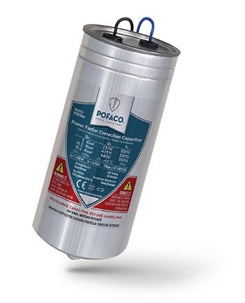 Pofaco 5 Kvar Monofaze 230V Silindir Tip Kandansatör P230500