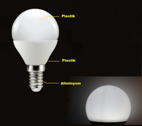 Cata 6W Beyaz Işık 6400k Buji Led Ampul E14 Duylu ct-4233