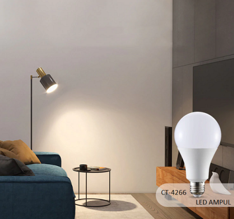 Cata 12W Beyaz Işık 6400k Led Ampul E27 Duylu ct-4266
