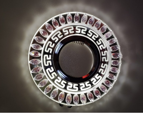 Cata Nilüfer Kristal Cam Spot 3 Renk Led Çerçeveli Ct-6641