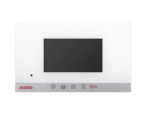 Audio 4.3 İnç Diafon Renkli Şube Beyaz 001180 1180