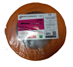 Prysmian 1mm Turuncu Nyaf Çok Telli Halojen Free Kablo H05Z1-K 300 METRE