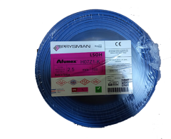 Prysmian 2.5mm Mavi Nyaf Çok Telli Halojen Free Kablo H07Z1-K 100 METRE