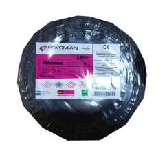 Prysmian 2.5mm Siyah Nyaf Çok Telli Halojen Free Kablo H07Z1-K 100 METRE
