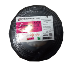 Prysmian 4mm Siyah Nyaf Çok Telli Halojen Free Kablo H07Z1-K 100 METRE