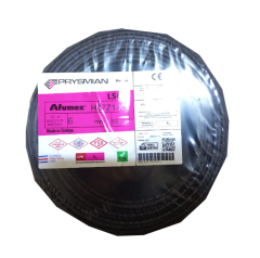 Prysmian 6mm Siyah Nyaf Çok Telli Halojen Free Kablo H07Z1-K 100 METRE