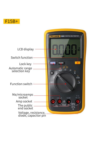Fluke 15B+ Dijital Multimetre
