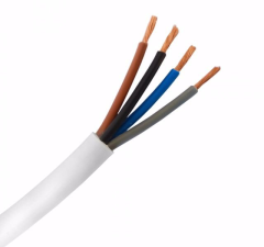 Borsan 4x2.5 mm Beyaz TTR Çok Telli Kablo H05VV-F 1 METRE