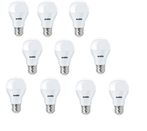 Ecolite 10 Adet 15W Beyaz Işık 6500k Led Ampul E27 Duylu 1350 Lümen