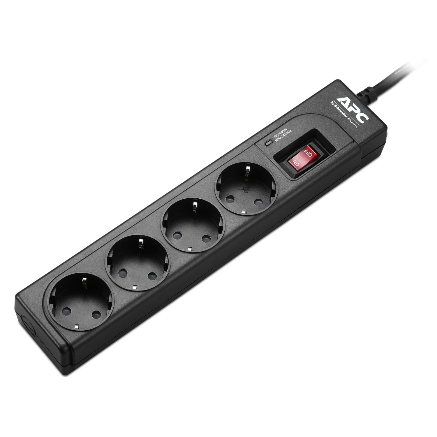 Apc By Schneider Electric 4'lü 1 Metre Akım Korumalı Priz Siyah, 918 Joule P43B-RS